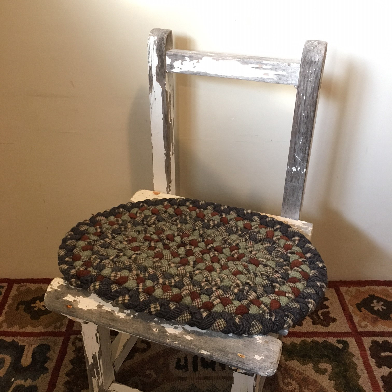 三つ編みマット