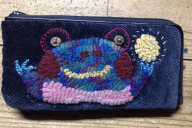 ケロケロ長財布　フックドラグ